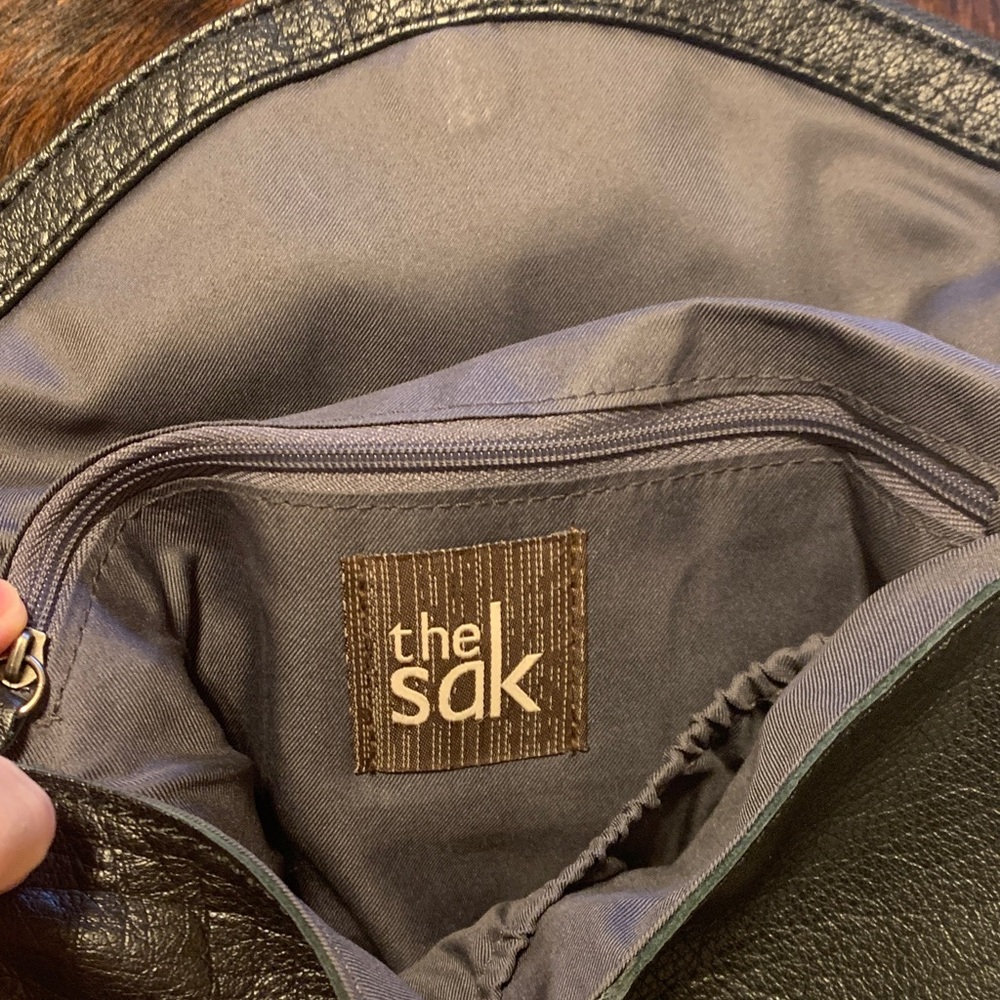 The Sak Black Crossbody Bag with Stud Details - Picture 2 of 3